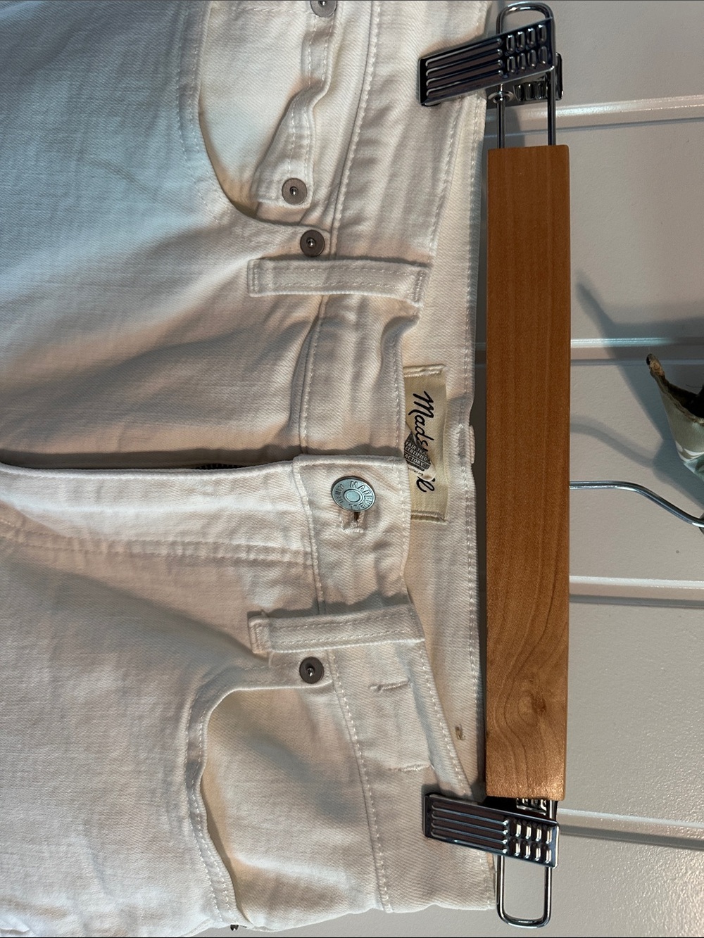 Madewell Off-White High-Rise mom Jean 26 - Picture 2 of 4